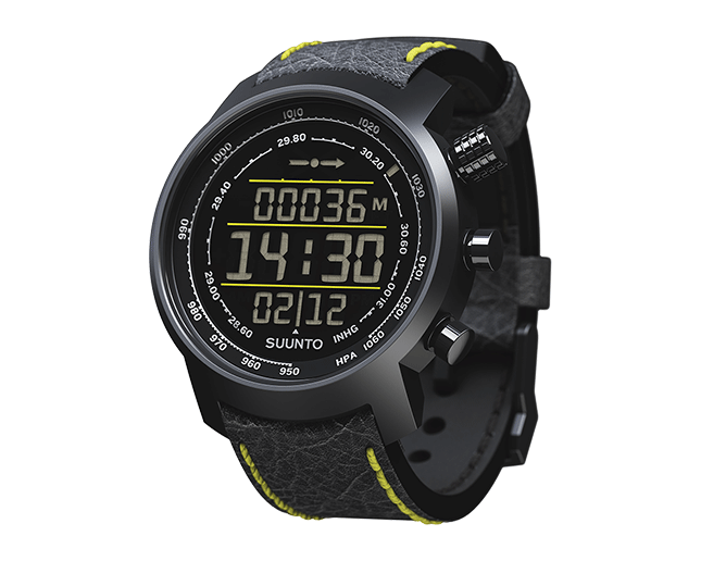 Suunto Elementum Terra Noir couture Jaune - SS019997000 Multisports Watches and Outdoor GPS IceOptic