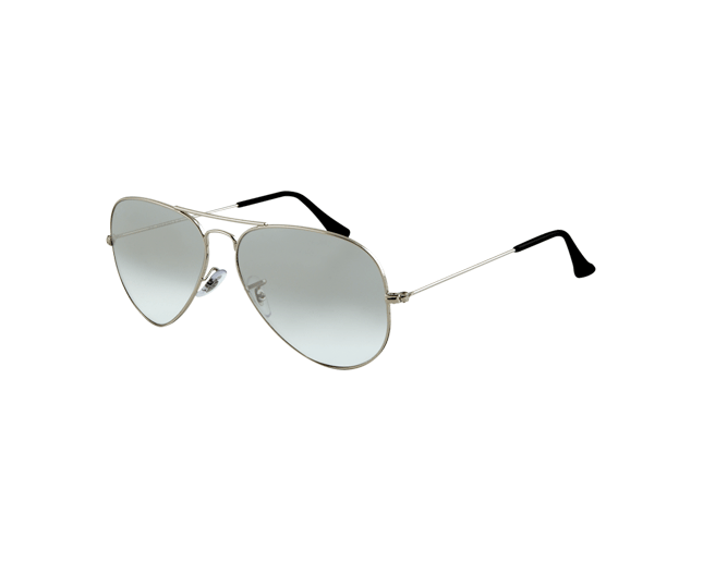 RayBan Aviator Junior RJ9506S Silver Grey Gradient RJ9506S 212/6G Sunglasses IceOptic