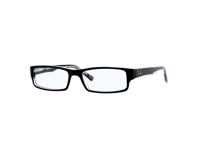 Ray-Ban RX5246 Top Black On Transparent 