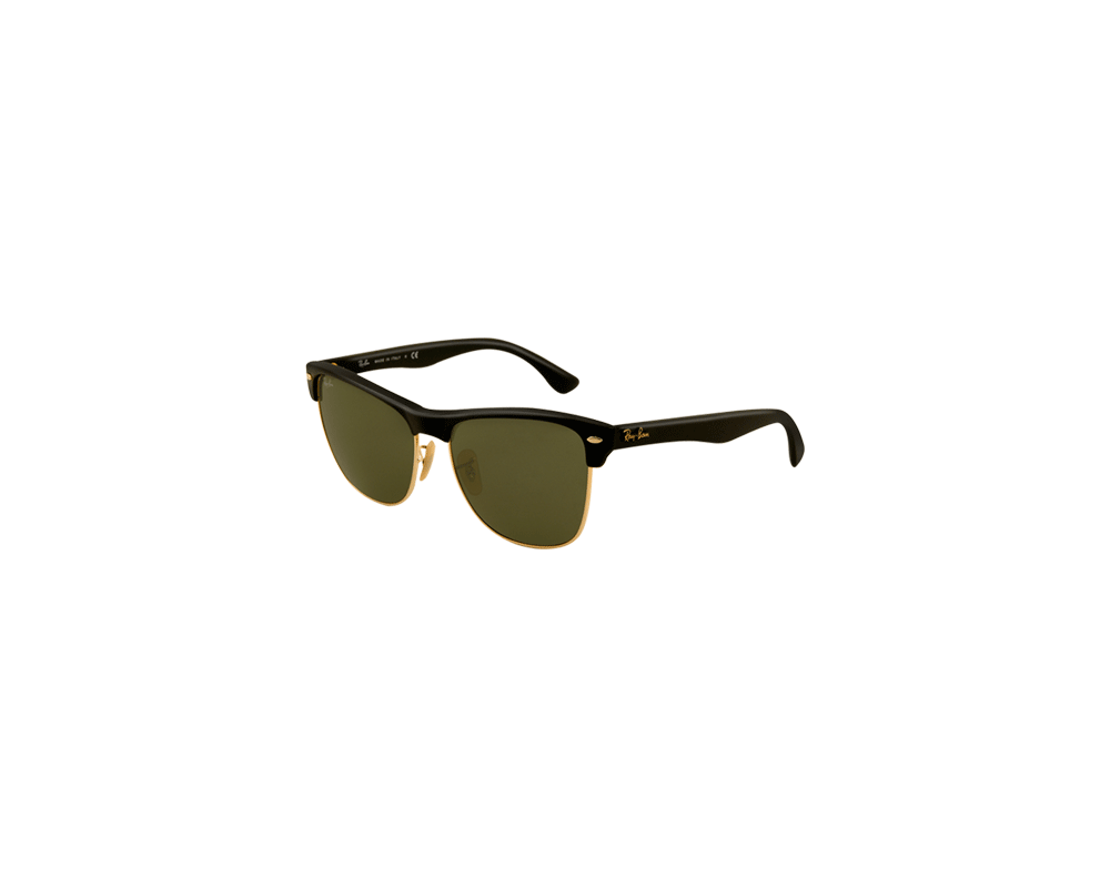 Ray Ban Clubmaster Oversized Demi Shiny Black Arista Crystal Green Rb4175 877 Sunglasses Iceoptic