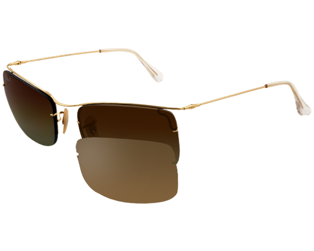 Ray-Ban Light Ray Flip-Out Gold 2 