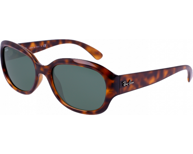Ray Ban RB4198 Light Havana Crystal Green RB4198 710 ICE Sunglasses IceOptic