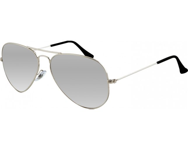 Ray-Ban Aviator Classic Silver Crystal Grey Mirror - RB3025 003/40 -  Sunglasses - IceOptic