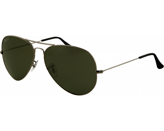 ray ban aviators green polarized