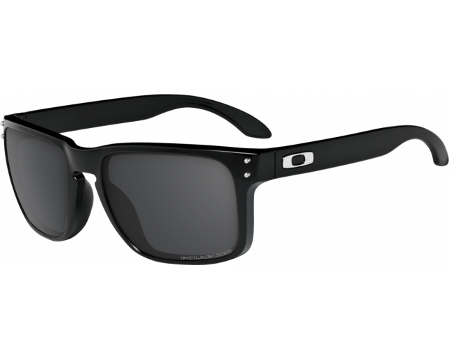 oakley holbrook polished black grey polarized