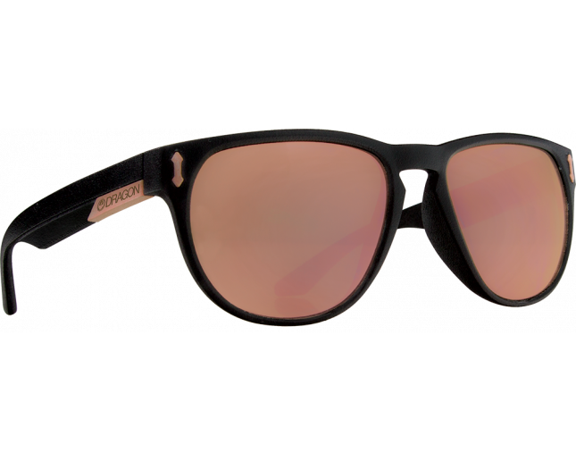 Dragon Marquis Matte Black Rose Gold Ion DR7202254 Sunglasses IceOptic