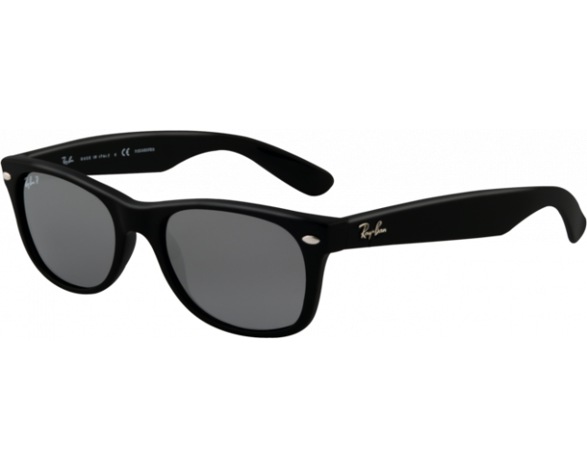 shiny black ray ban