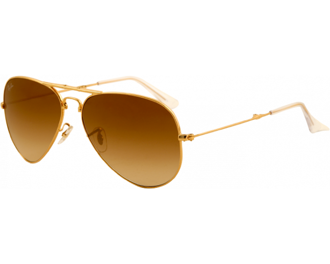 ray ban aviator brown rectangle sunglasses
