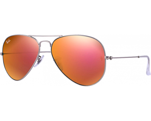 ray ban aviator flash lenses pink