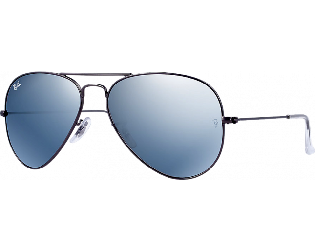 ray ban aviator grey mirror