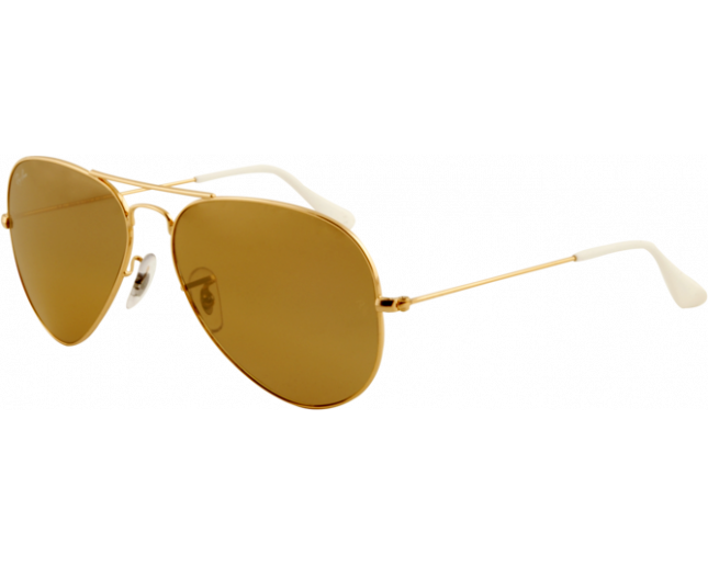 strække beskytte øjenvipper Ray-Ban Aviator Classic Gold Crystal Brown Mirror Silver Gradient - RB3025  001/3K - Sunglasses - IceOptic