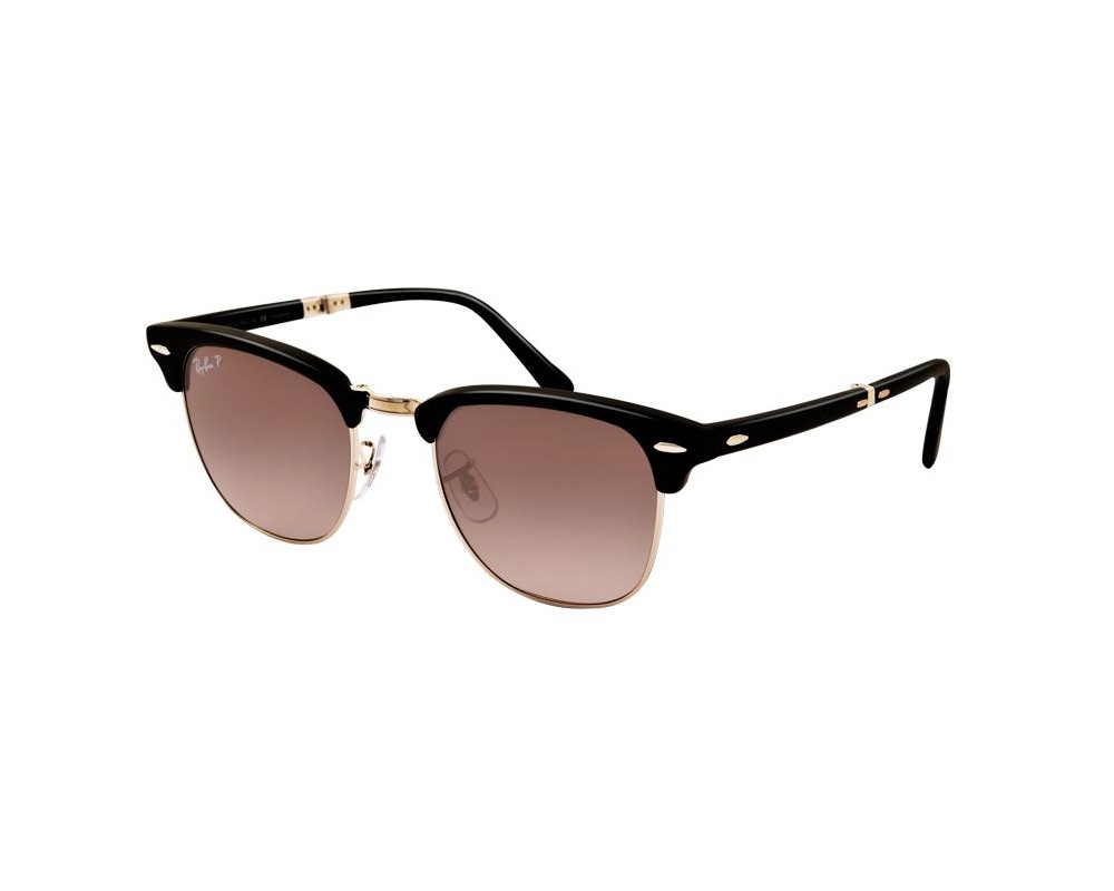 Ray Ban Clubmaster Pliantes Matte Black Polar Grey Gradient Rb2176 901s M8 Sunglasses Iceoptic Ray Ban Clubmaster Pliantes Matte Black Polar Grey Gradient Rb2176 901s M8 Sunglasses Iceoptic