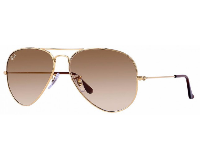 Lunettes de soleil Ray-Ban Aviator Large Metal Or RB3025 001/51 62