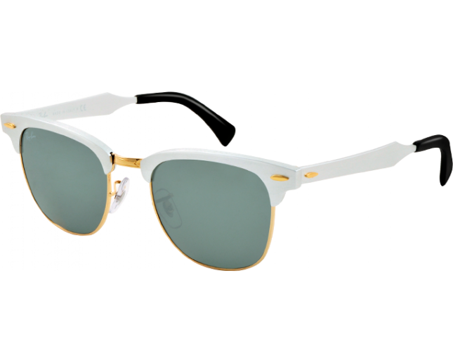 ray ban clubmaster silver mirror