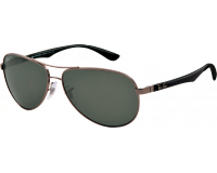 ray ban rb8307 tech sunglasses gunmetal frame crystal grey gradi