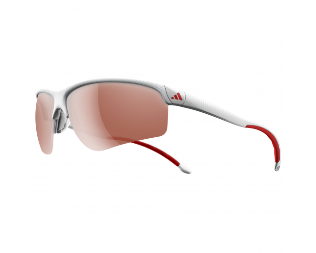 Adidas Adivista White Print/Red LST Active Silver - A165 00-6091 ICE - Sunglasses - IceOptic