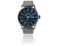 Nixon sentry ss gunmetal blue crystal outlet