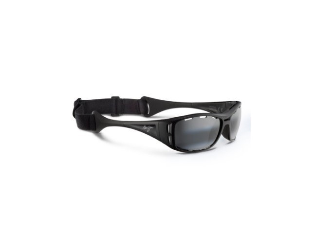 Maui Jim Waterman Noir Mat Gris Neutre 410 2M Lunettes de soleil IceOptic