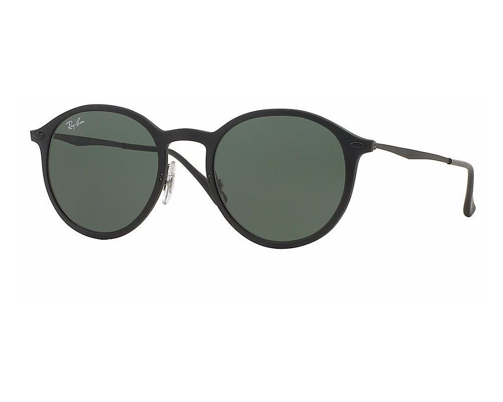 ray ban round sunglasses black