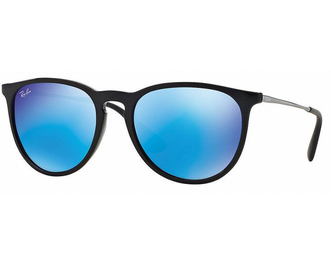 Ray Ban Erika Classic Black Light Green Mirror Blue