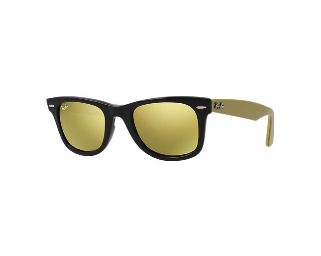 ray ban mirror gold