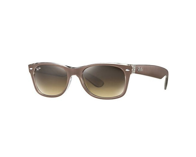Ray Ban New Wayfarer Top Brushed Brown On Transparent Brown Gradient Dark Brown Rb2132 614 585 Ice Sunglasses Iceoptic Ray Ban New Wayfarer Top Brushed Brown On Transparent Brown Gradient Dark Brown Rb2132 614 585 Ice Sunglasses Iceoptic