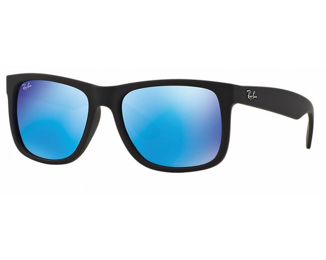 Ray-Ban Justin Rubber Black Green 