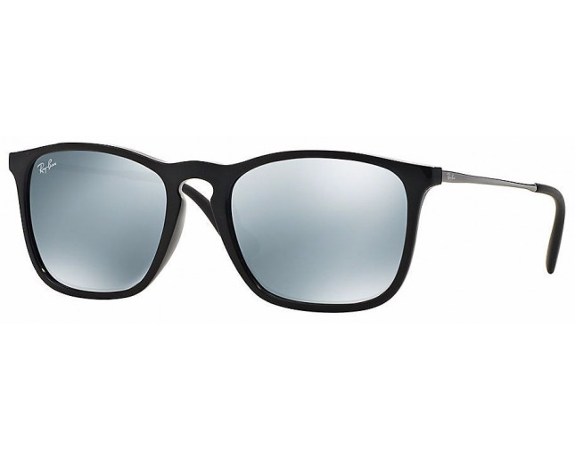 Lunettes de soleil Homme Ray-Ban 0RB4187 Rectangle Noir