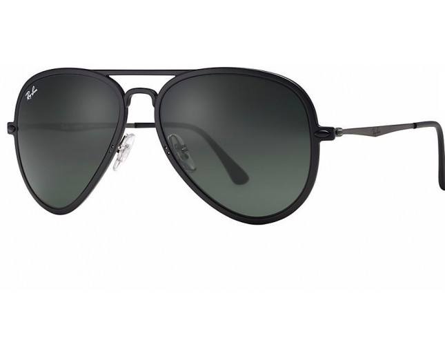 ray ban full black aviator