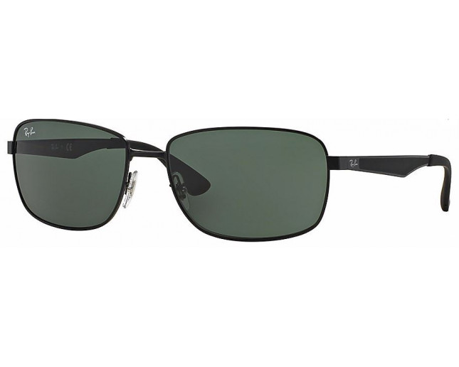 Ray-Ban RB3529 Matte Black Green 