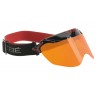 Cebe Pursuit All Black Orange Flash Mirror