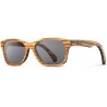 Shwood Originals Cannon Zebrawood-Grey polarisé