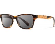 Shwood Acetate Canby Tortoise/Marple burl-Grey polarisé