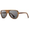 Shwood Originals Medford Zebrawood-Grey