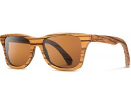 Shwood Originals Canby Zebrawood-Brown polarisé