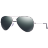 Ray-Ban Aviator Silver Crystal Grey Mirror