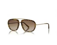 Tom Ford Johnson Light Tortoise Mat Brown Gradient Lens