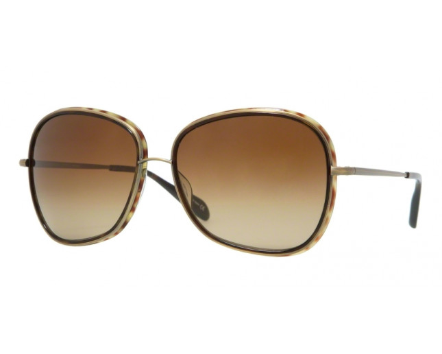 Oliver Peoples  Emely Sun Antique Gold Polar Brown Gradient 