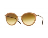 Oliver Peoples Gwynne Brushed Soft Gold Amber Flash Gradient