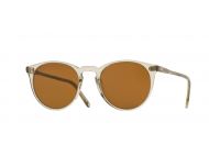 Oliver Peoples O'Malley NYC Translucent Olive Crystal Brown