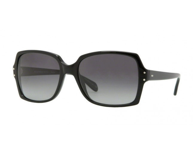 Oliver Peoples Helaine Black Plastic Polar Grey Gradient