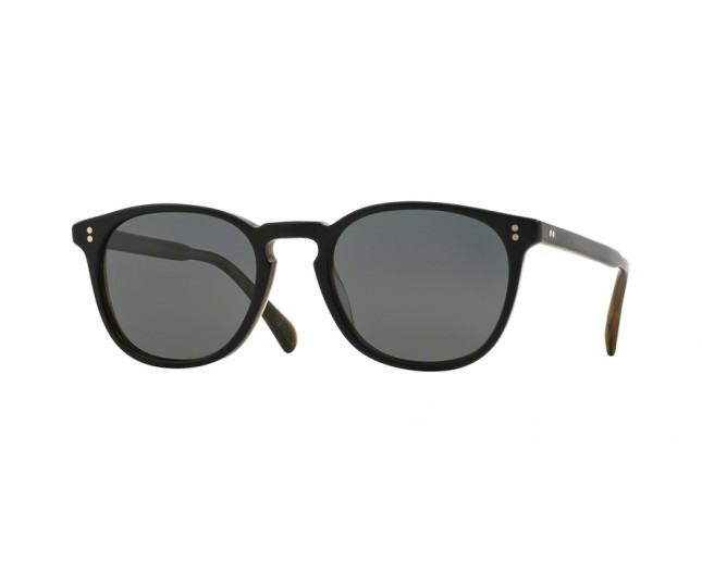 Oliver Peoples Finley Esq. Sun Matte Black Moss Tortoise Polarized Grey