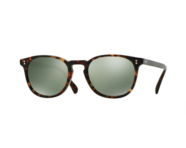 Oliver Peoples Finley Esq. Sun Matte Sable Tortoise Green Mirror Gold  Polarized - OV5298SU 1454/O9 o - Sunglasses - IceOptic