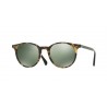 Oliver Peoples Delaray Sun Semi Matte Hickory Tortoise Semi Mat Black Crystal Silver Mirror