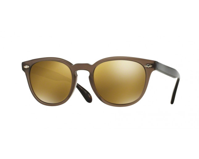 Oliver Peoples Sheldrake Plus Taupe Crystal Gold Mirror