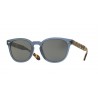 Oliver Peoples Sheldrake Plus Semi Matte Denim Semi Matte Hickory Tortoise Crystal Carbon Grey