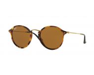 Ray Ban Round Fleck Spotted Brown Havana Brown