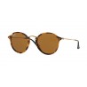 Ray Ban Round Fleck Spotted Brown Havana Brown