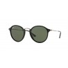 Ray Ban Round Fleck Black Green