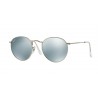 Ray-Ban Round Metal Brushed Bronze Demi Shiny Mirror Violet